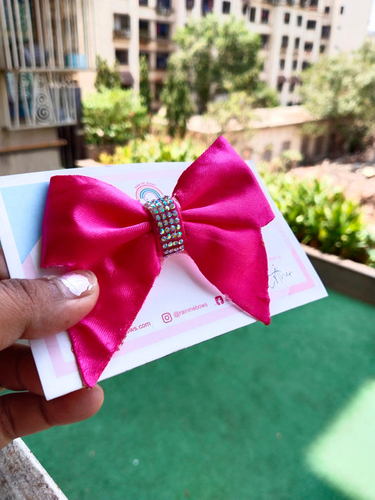 Bold Pink Party Bow