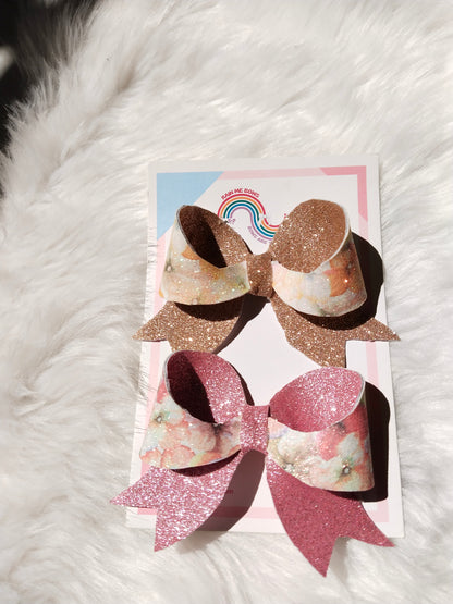 Double-layered Vintage Bow (per piece)