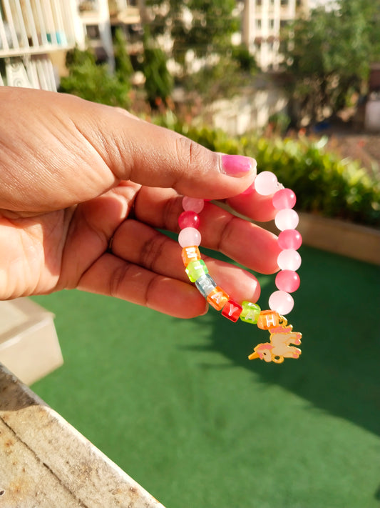 Rosy Blush Beads Bracelet