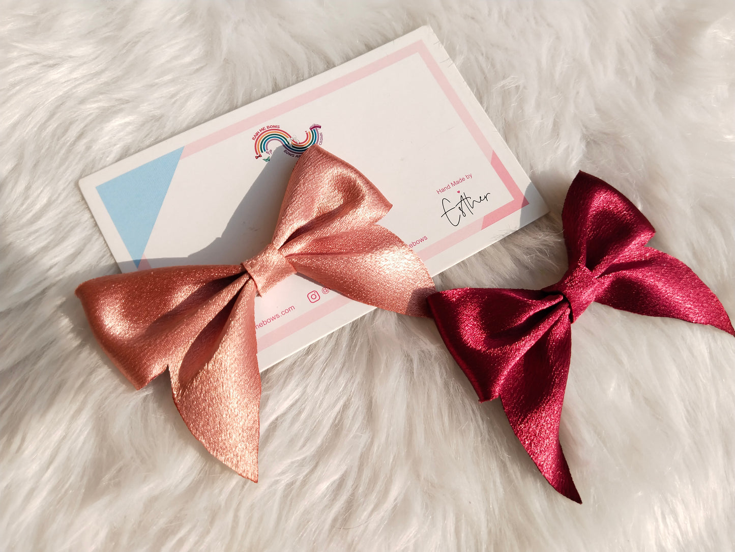 Satin Pigtail Bow (1 Piece)