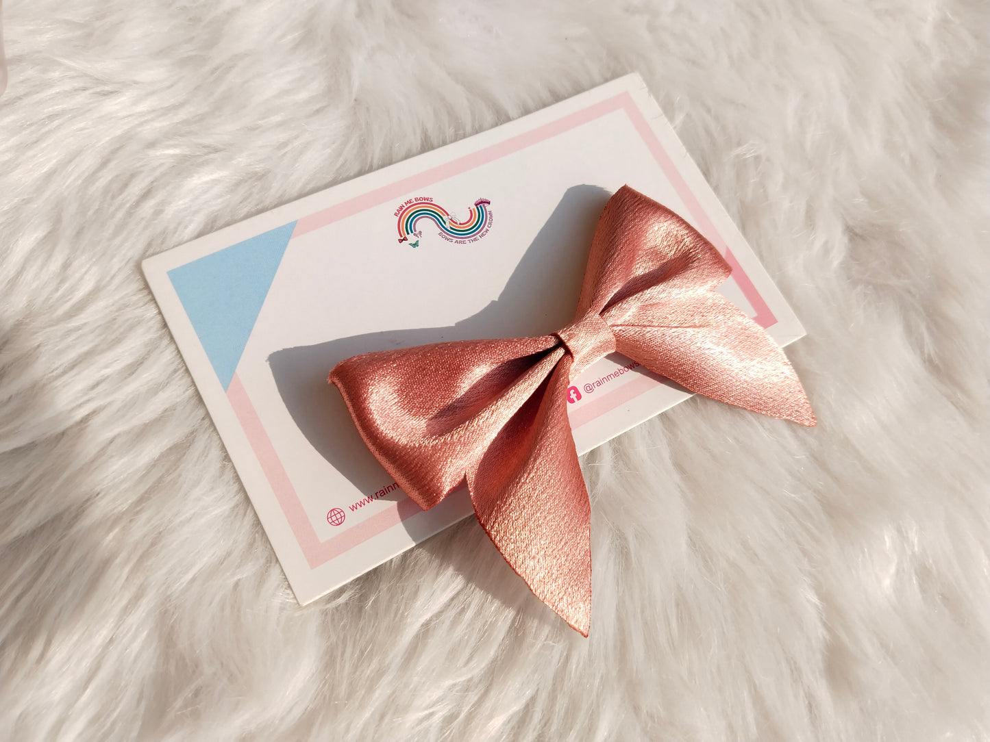 Satin Pigtail Bow (1 Piece)